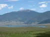 Eagle Nest Lake in the Moreno Valley beneath the Sangre de Cristo Mountains, photographed in June 2009