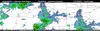 NEXRAD radar composite showing rain over northern New Mexico and the Enchanted Circle on October 22, 2026.