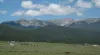 Wheeler Peak, New Mexico's highest summit, rises above the Moreno Valley.