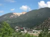 The town of Red River along Main Street in its mountain valley, in a 2009 photograph.